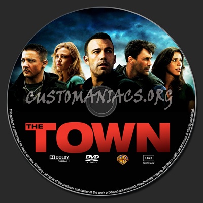 The Town dvd label