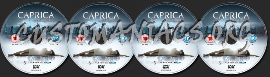Caprica Part 1 dvd label