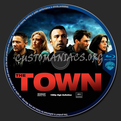 The Town blu-ray label