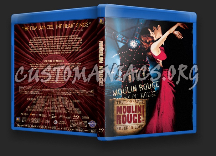 Moulin Rouge blu-ray cover