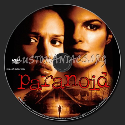 Paranoid dvd label