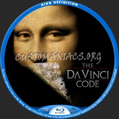 The Da Vinci Code blu-ray label