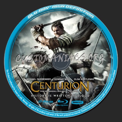 Centurion blu-ray label