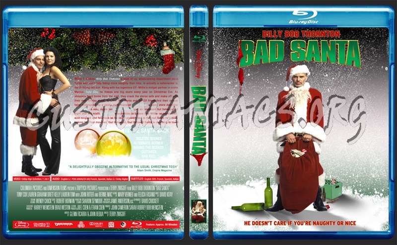 Bad Santa blu-ray cover