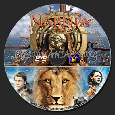 The Chronicles of Narnia: The Voyage of the Dawn Treader dvd label