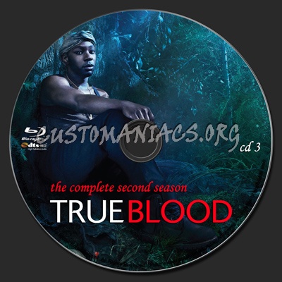 True Blood Season 2 blu-ray label