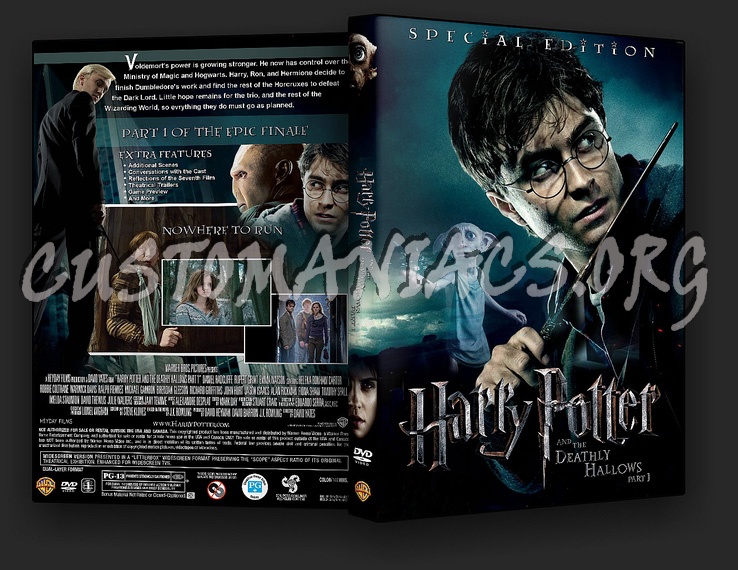 Harry Potter and the Deathly Hallows Part 1 dvd cover