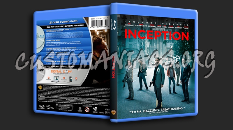 Inception blu-ray cover