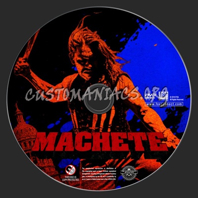 Machete dvd label