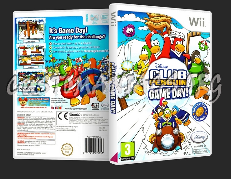 Club Penguin Game Day! dvd cover