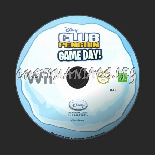 Club Penguin Game Day! dvd label