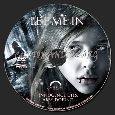 Let Me In dvd label