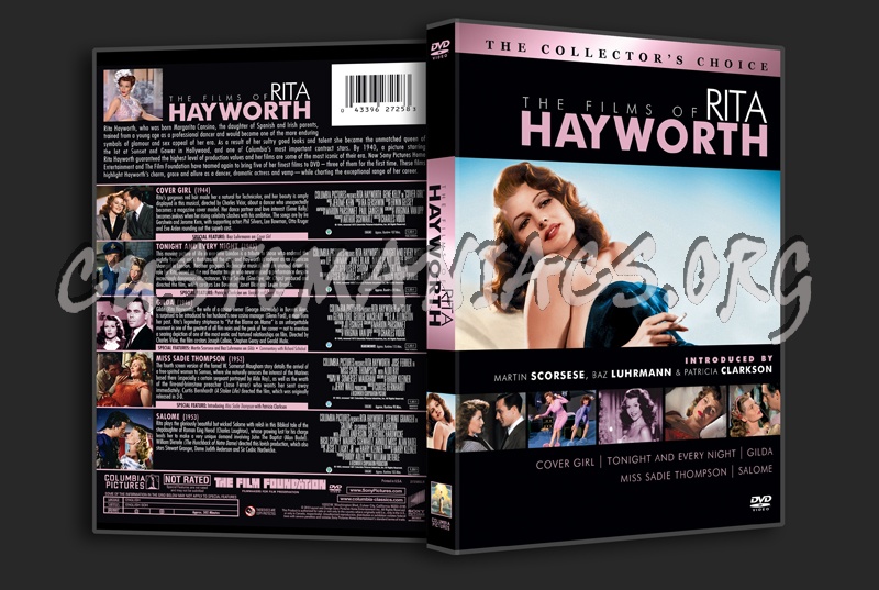 The Films of Rita Hayworth dvd cover