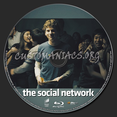 The Social Network blu-ray label