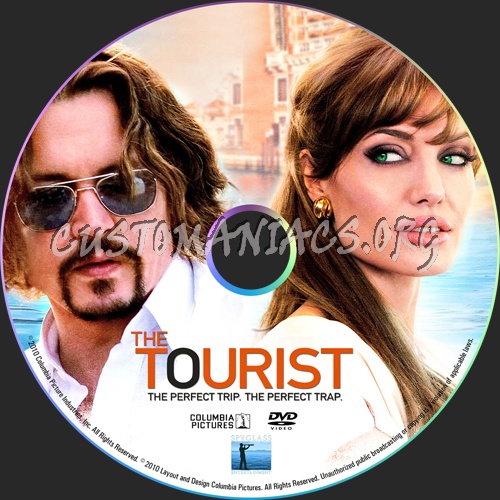 The Tourist dvd label