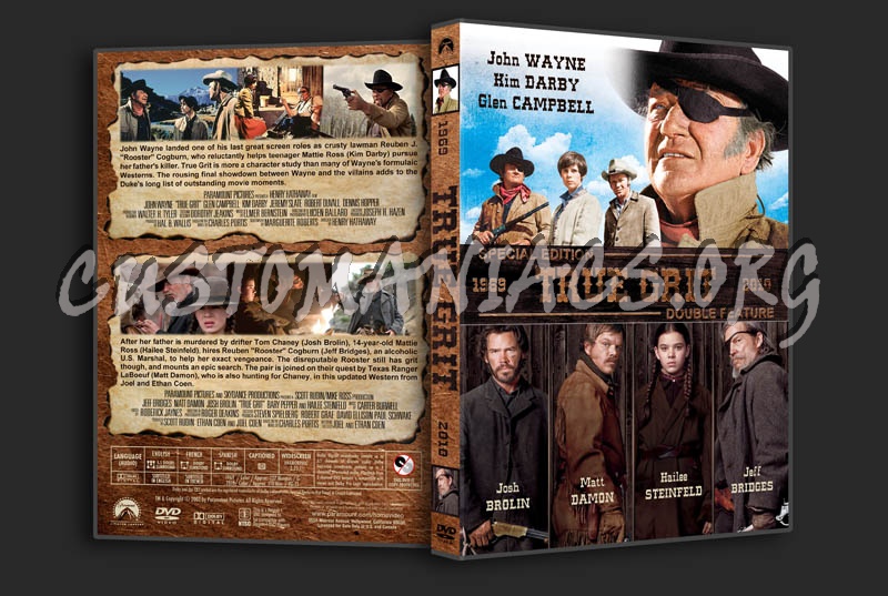 True Grit Double Feature dvd cover