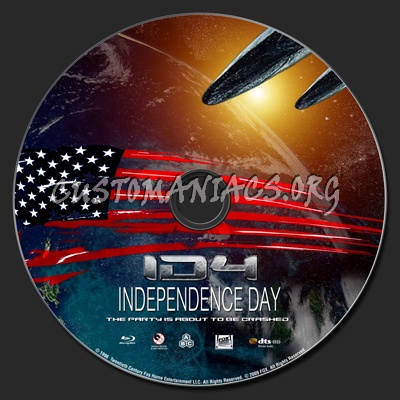 ID4 - Independence Day blu-ray label