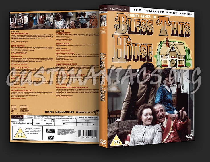 Bless This House Complete Series dvd cover