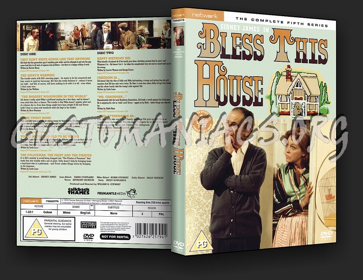 Bless This House Complete Series dvd cover