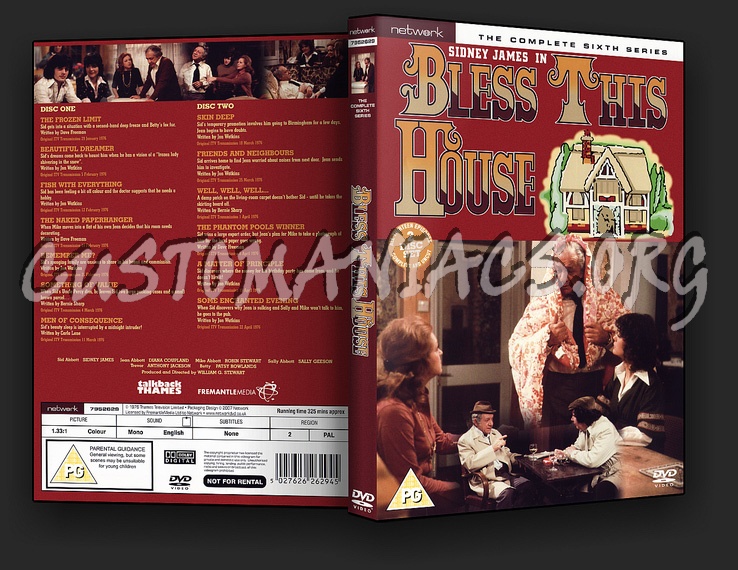 Bless This House Complete Series dvd cover