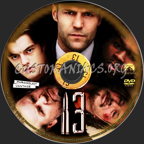 13 dvd label