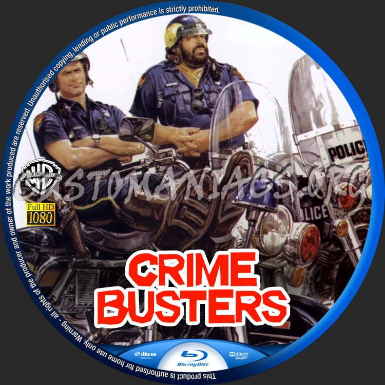 Crime Busters blu-ray label