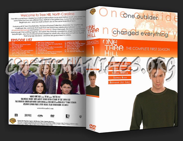 One Tree Hill Season 1-5 dvd cover