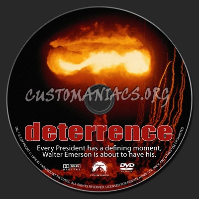 Deterrence dvd label