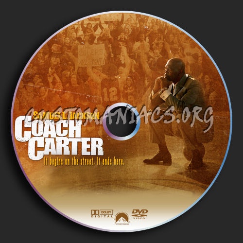 Coach Carter dvd label