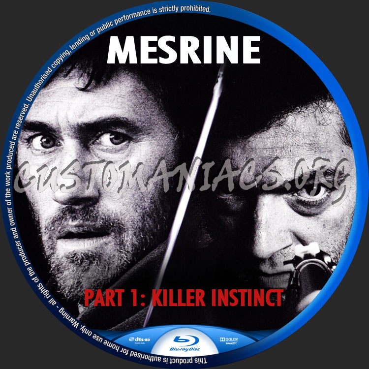 Mesrine blu-ray label