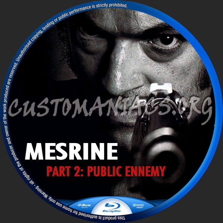 Mesrine blu-ray label