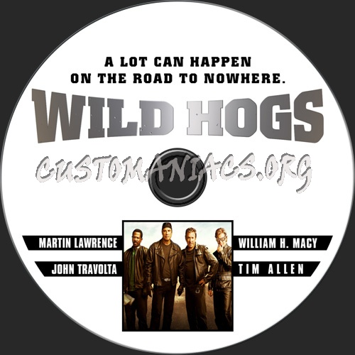 Wild Hogs dvd label