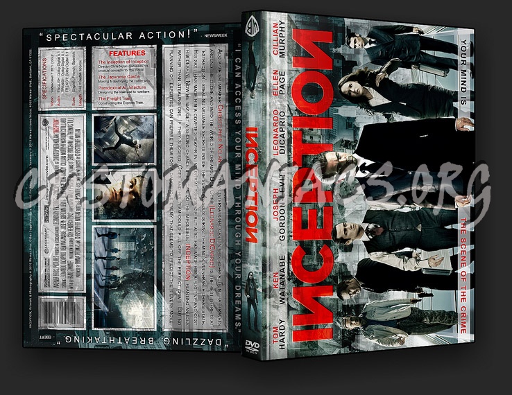 Inception dvd cover