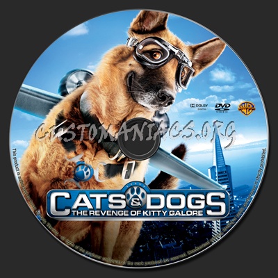 Cat's And Dog's The Revenge Of Kitty Galore dvd label