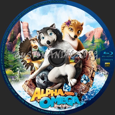 Alpha and Omega blu-ray label