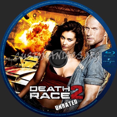 Death Race 2 blu-ray label