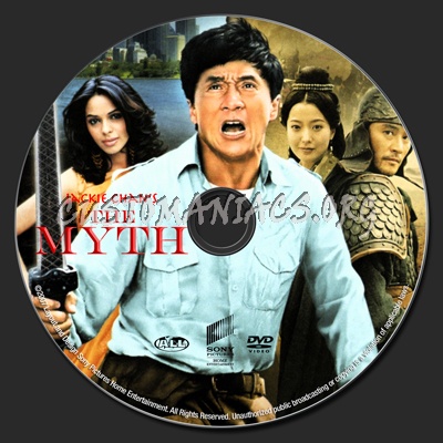 Jackie Chan's The Myth dvd label