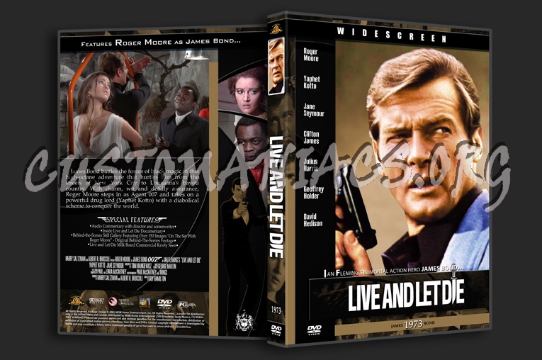 Live and Let Die - 1973 dvd cover