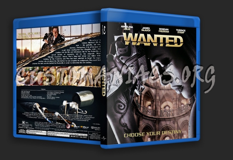 Wanted blu-ray cover