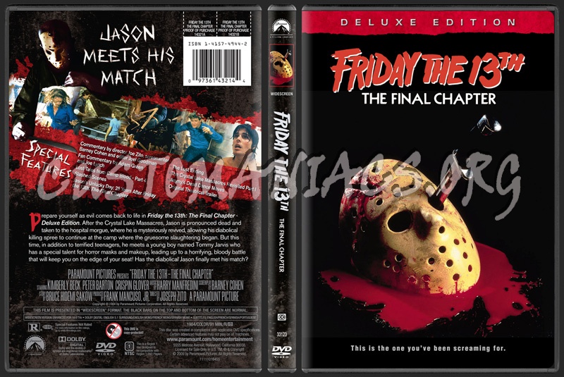 Friday The 13th (Deluxe Edition) Franchise Collection dvd cover