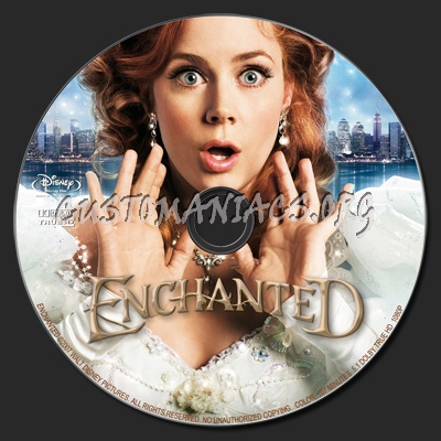 Enchanted blu-ray label