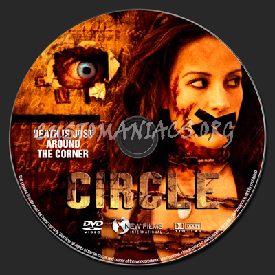 Circle dvd label