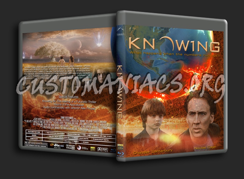 Knowing blu-ray cover