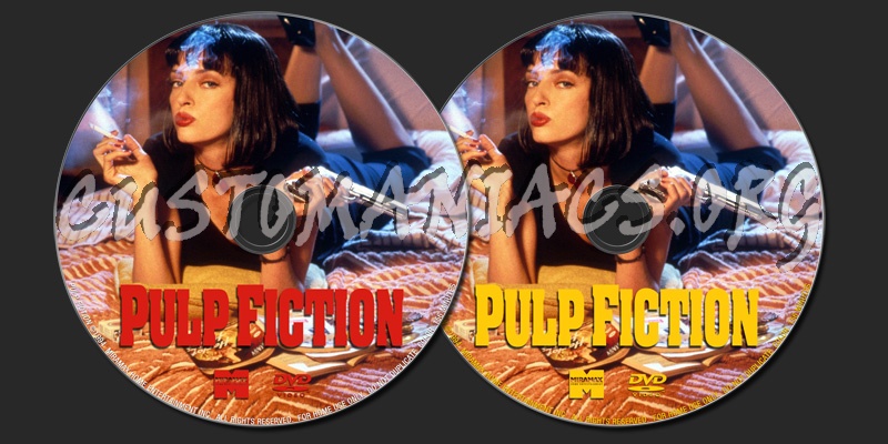 Pulp Fiction dvd label