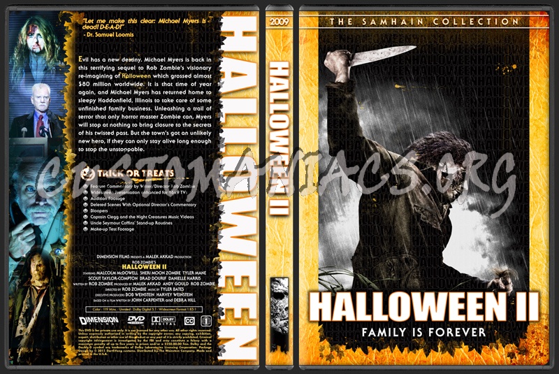 Halloween 2 (2009) dvd cover