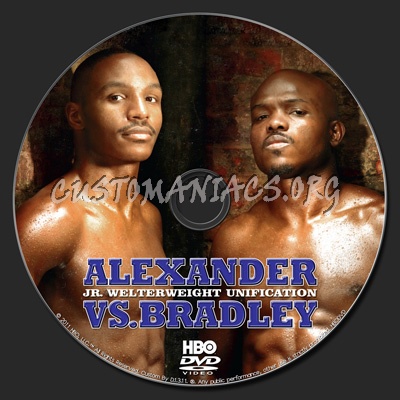 Alexander vs Bradley dvd label