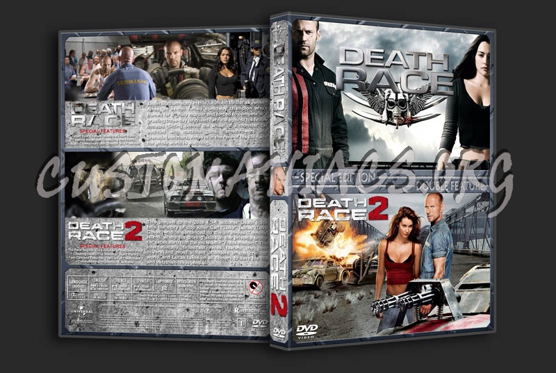 Death Race 1 & 2 dvd cover