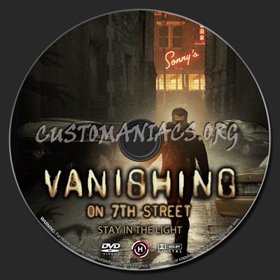 Vanishing on 7th Street dvd label