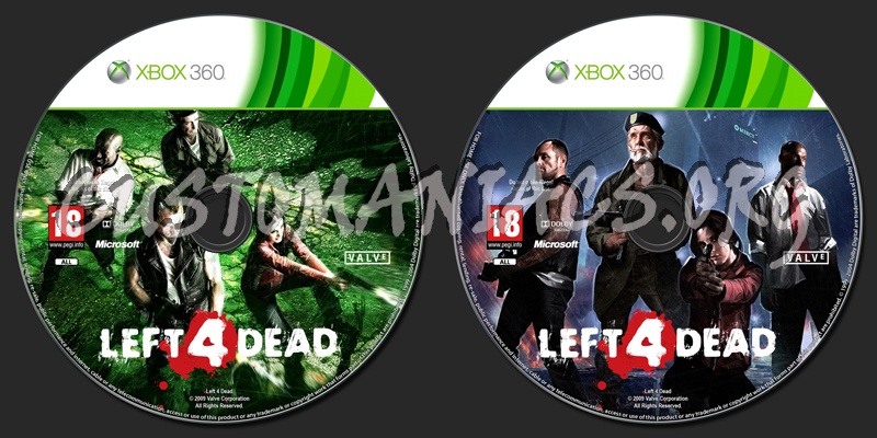 Left 4 Dead dvd label