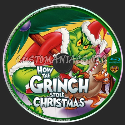 How The Grinch Stole Christmas blu-ray label